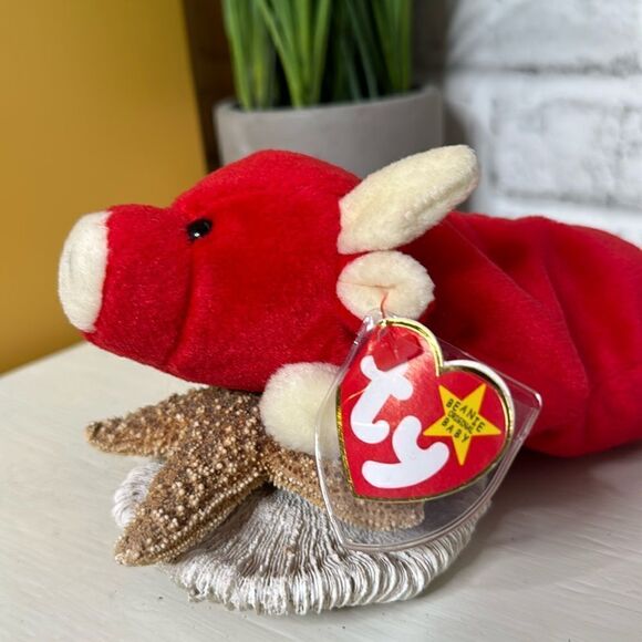 Vintage TY Beanie Baby Snort The Bull 1995 - Picture 2 of 8